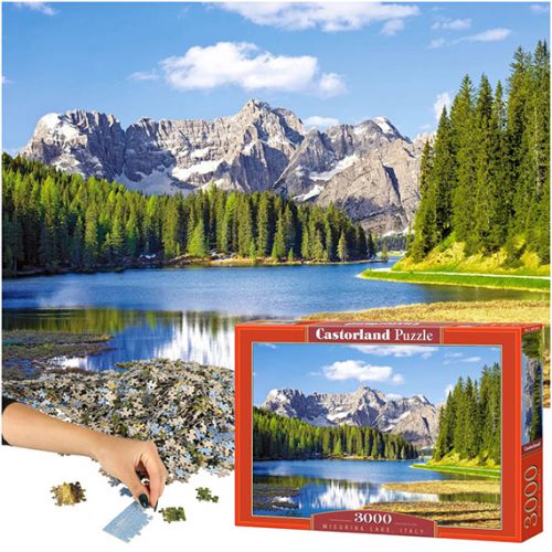 CASTORLAND Puzzle 3000 elementów Misurina Lake Italy - Jezioro Misurina we Włoszech 92x68cm