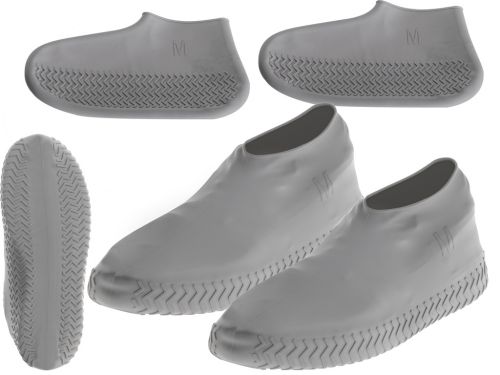 Ochraniacze na buty wodoodporne kalosze M szare roz. 35-38