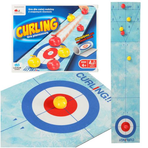 Curling gra planszowa zręcznościowa LUCRUM GAMES