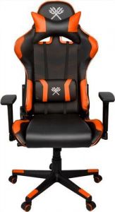 Fotel gamingowy LED czarno-pomarańczowy MALATEC