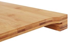 Deska bambusowa + taca - zestaw