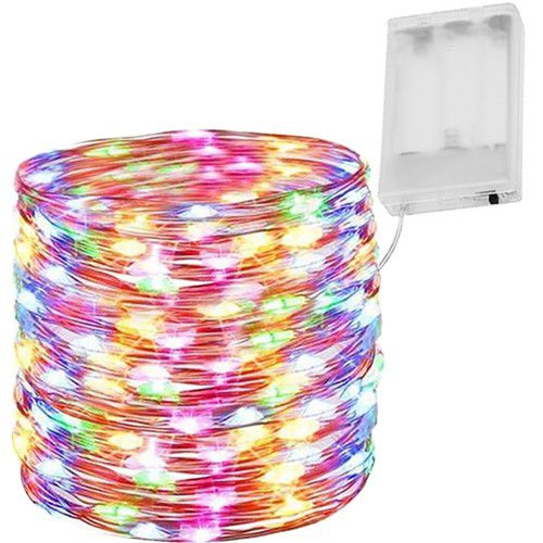 Lampki 100 LED drucik - multicolor