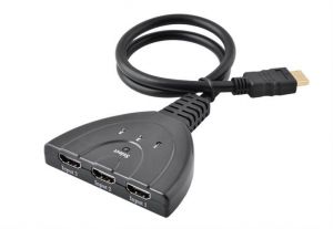 Switch HDMI 3 porty kabel