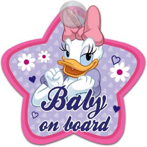 Tabliczka Z Przyssawką - Baby On Board - Daisy
