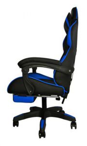 Fotel gamingowy - czarno - niebieski  MALATEC