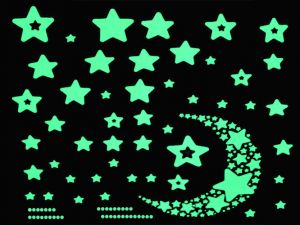 Naklejki ścienne - gwiazdy fluorescencyjne