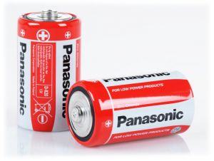 Bateria Cynkowo-węglowa Panasonic 1,5V R20 - Blister 2 Sztuki