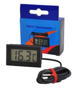 Termometr LCD do lodówki z sondą