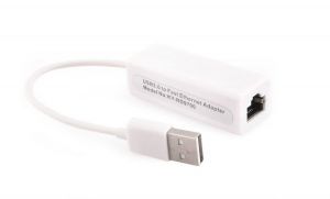 Karta sieciowa ethernet USB kabel