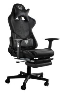 Fotel biurowy gamingowy - czarny