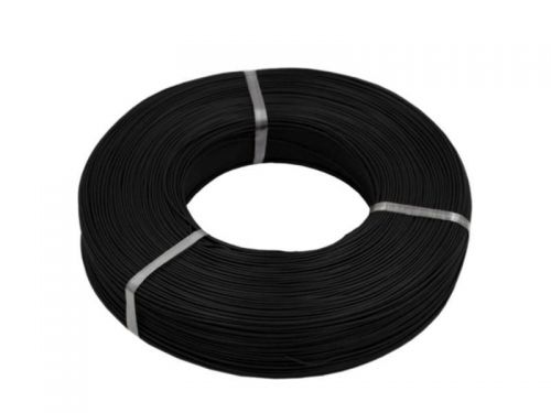Przewód silikonowy 0,1 mm2 (27AWG) (czarny) 1m
