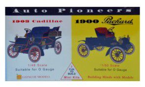 Model plastikowy - Pionierzy motoryzacji Auto Pioneers - 1903 Cadillac / 1900 Packard - Glencoe Mode