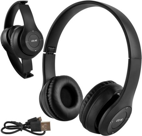 Słuchawki bezprzewodowe S5069 - czarne