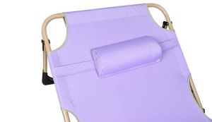 Leżak plażowy - fioletowy