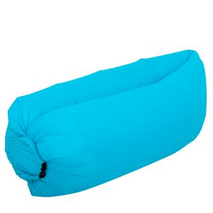 Lazy Bag SOFA materac LEŻAK na POWIETRZE błękitny