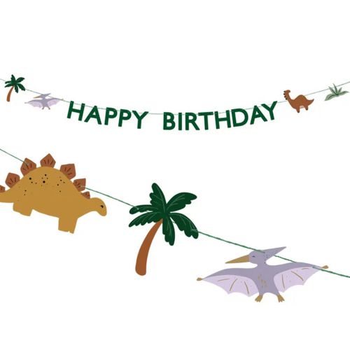 Baner Happy Birthday Dino 3m