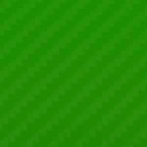 Folia odcinek carbon 4D zielona 1,52x0,1m