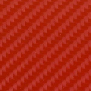 Folia rolka carbon 4D czerwona 1,52x30m
