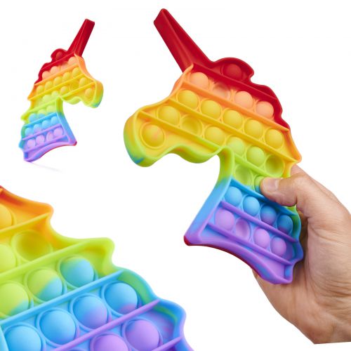 Zabawka sensoryczna Push Bubble Pop jednorożec tęczowy