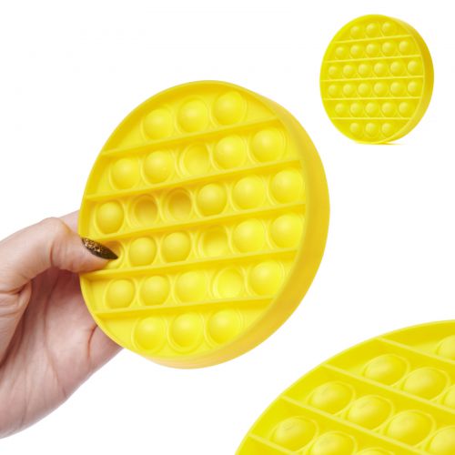 Zabawka sensoryczna Push Bubble Pop koło żółte