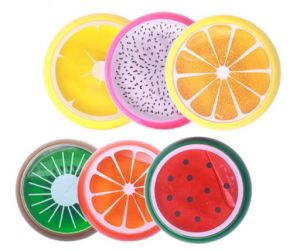 Glut Slime kolorowe owoce zapachowe L 7-8cm 6szt