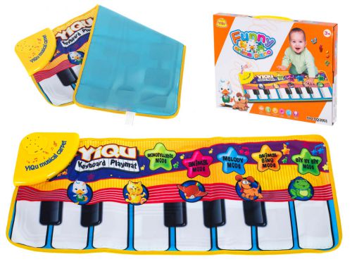 Mata Edukacyjna dla dzieci mini pianinko 72x29cm