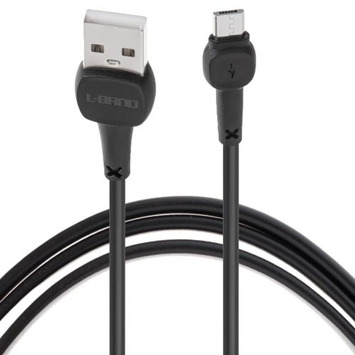 Kabel szybkie ładowanie micro USB czarny