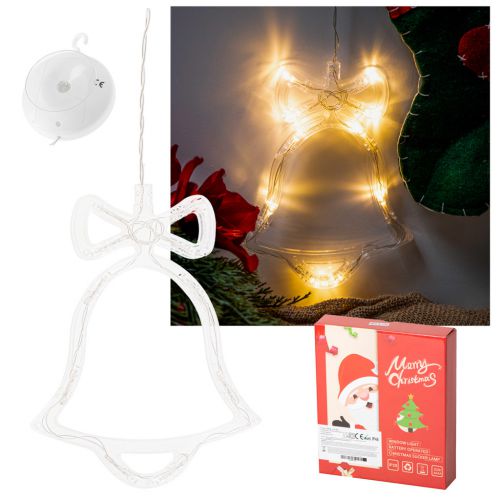 Lampki LED wisząca dekoracja świąteczna dzwoneczek