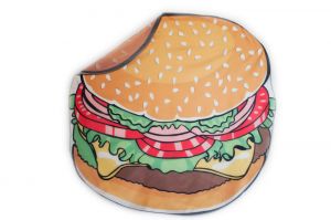 Ręcznik Plażowy Koc okrągły 148cm wzór: burger