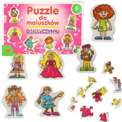 ALEXANDER Puzzle dla maluszków - dziewczynki