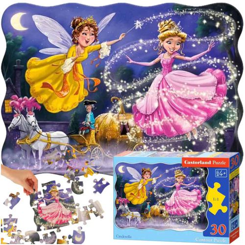 CASTORLAND Puzzle 30 elementów Cinderella - Kopciuszek 4+