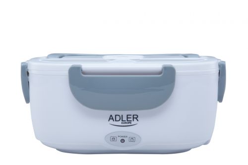 Adler AD 4474 grey Pojemnik na żywność podgrzewany lunch box zestaw pojemnik separator łyżeczka 1,1