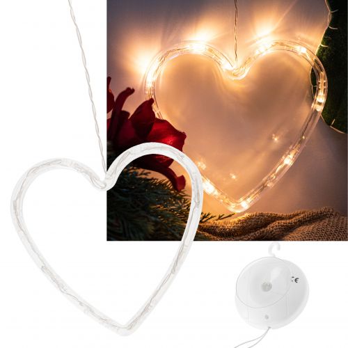 Lampki LED wisząca dekoracja świąteczna serce