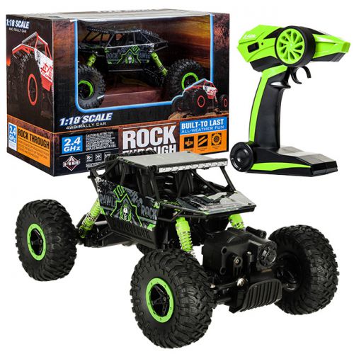 Samochód RC Rock Crawler 1:18 4WD zielony