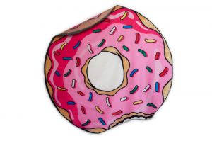 Ręcznik Plażowy Koc okrągły 148cm wzór róż donut