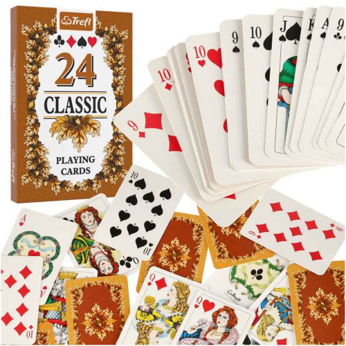 MUDUKO Classic 24 listki karty do gry